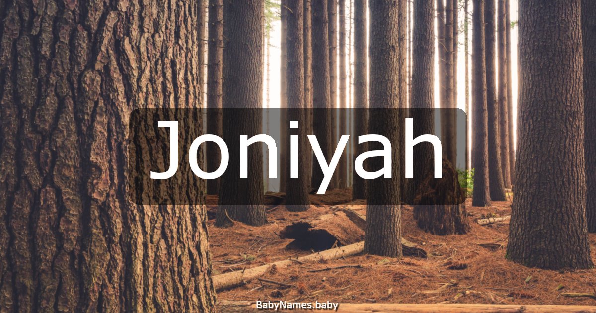 Joniyah