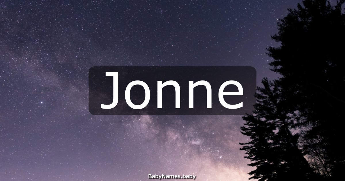 Jonne