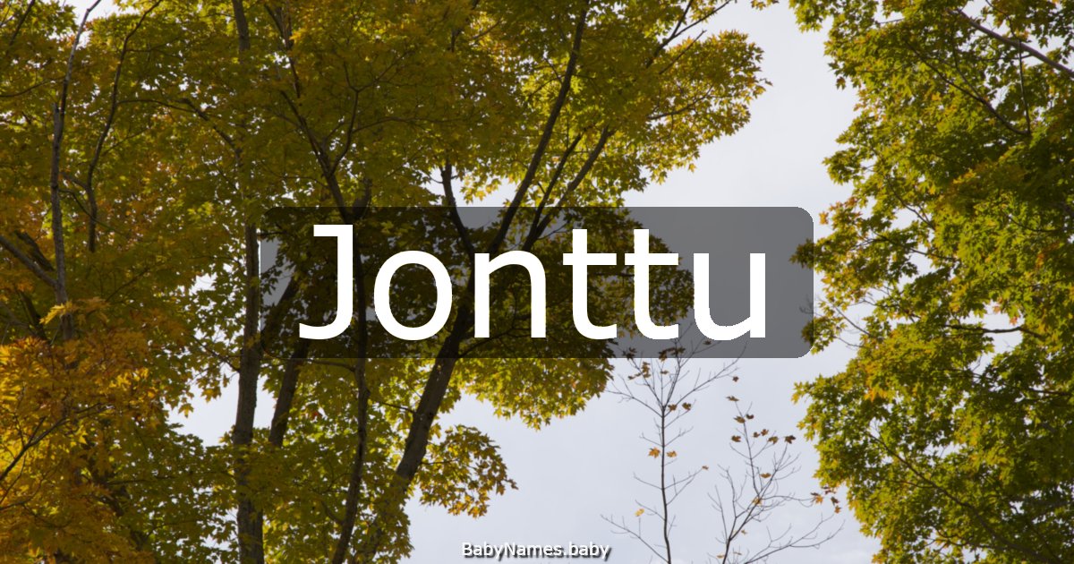 Jonttu