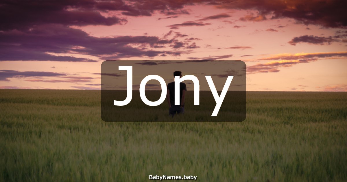 Jony