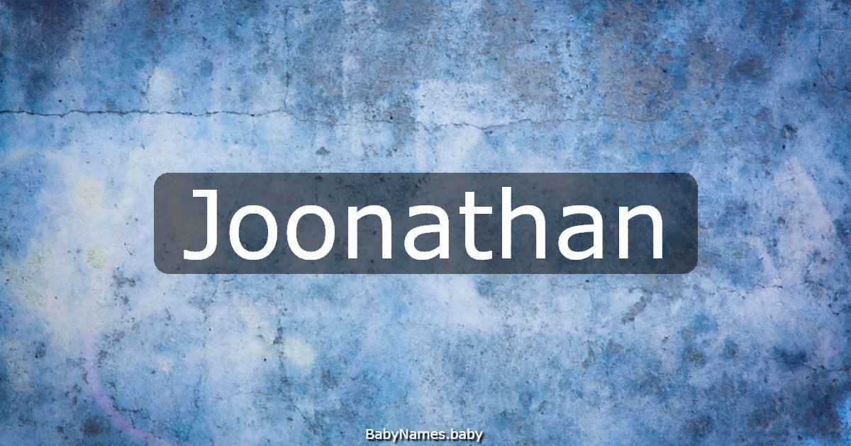 Joonathan