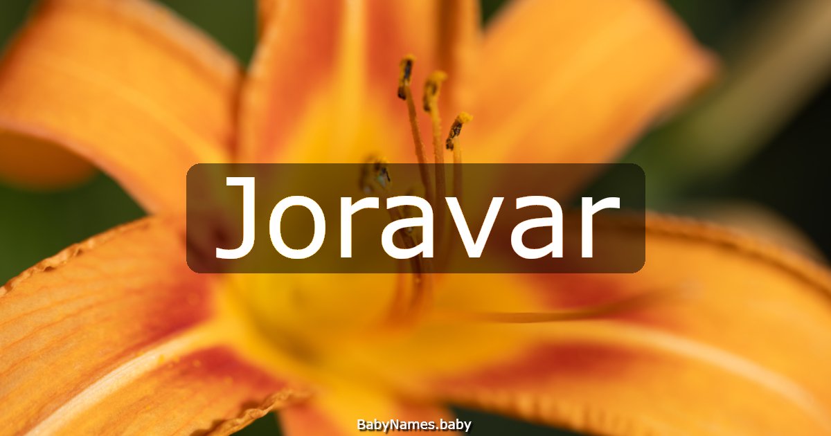 Joravar