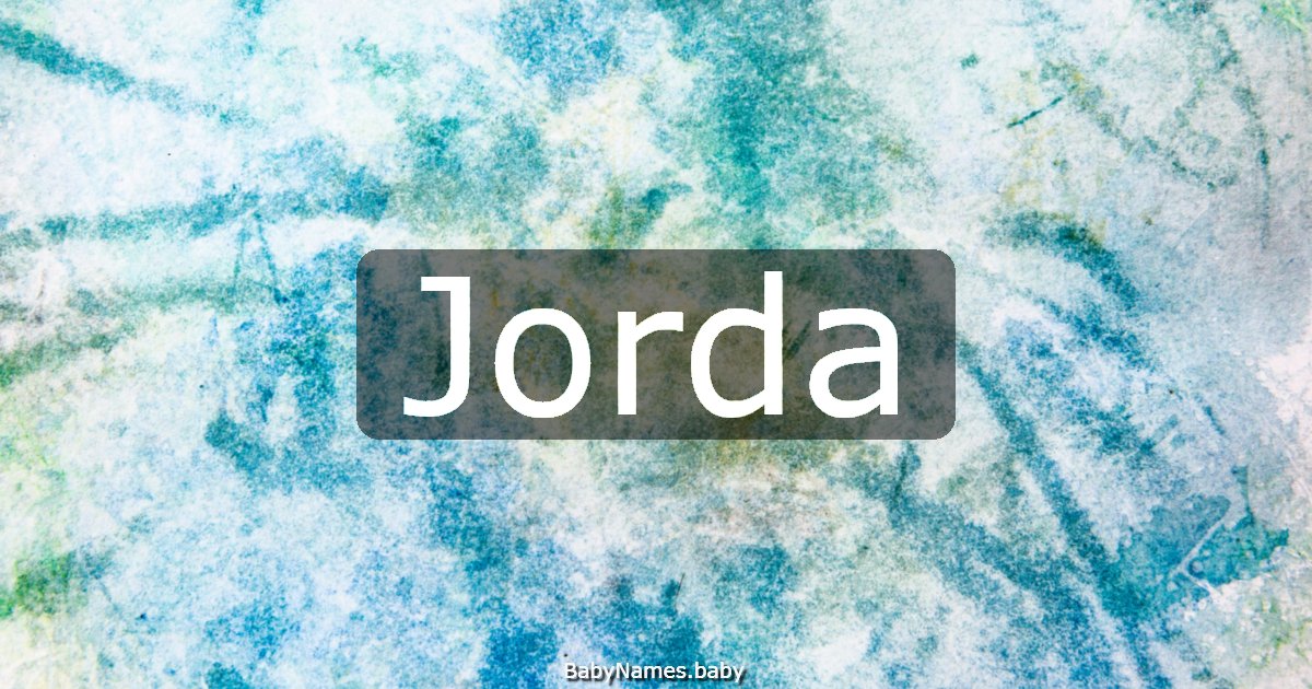 Jorda