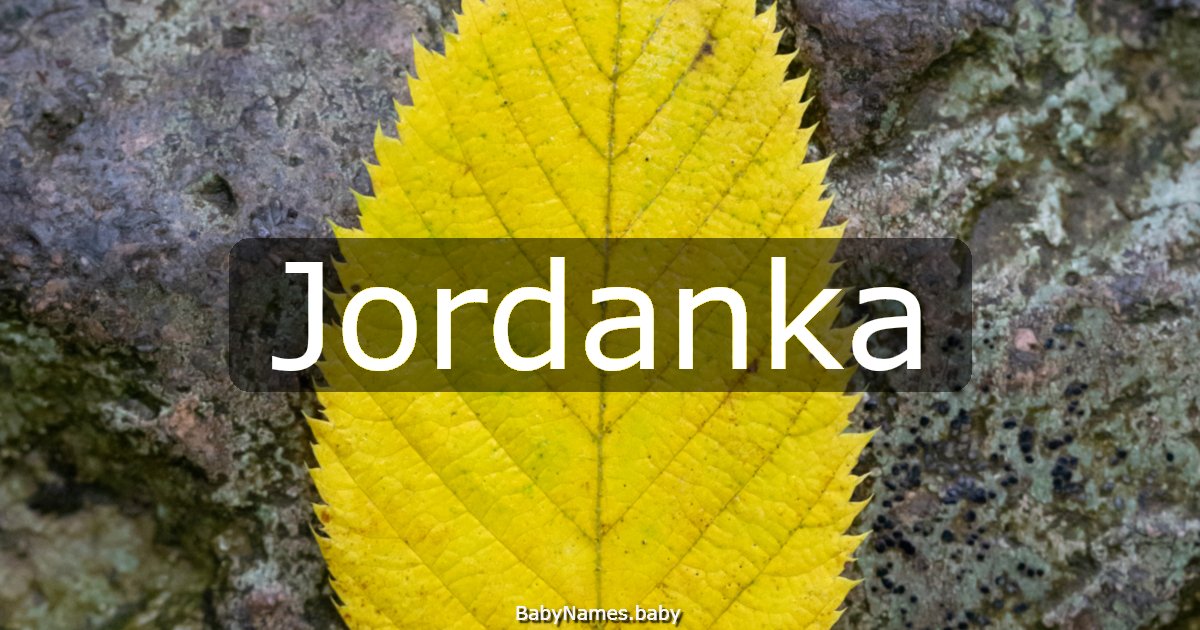 Jordanka