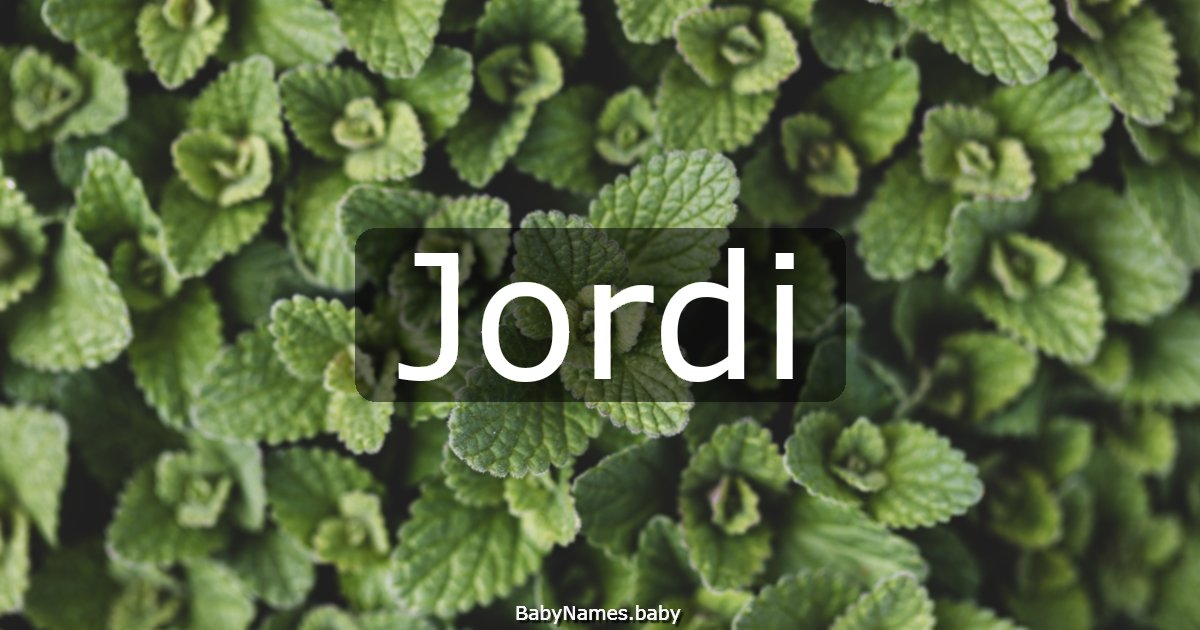 Jordi