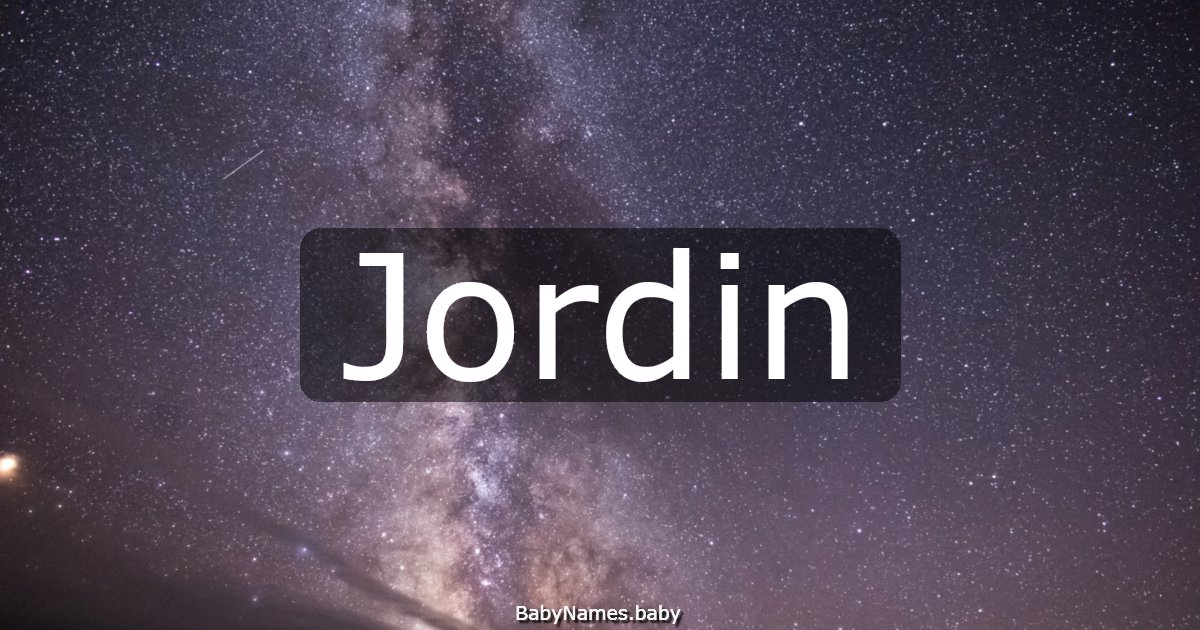 Jordin