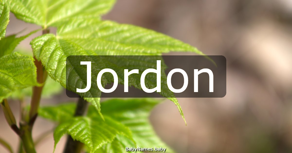 Jordon