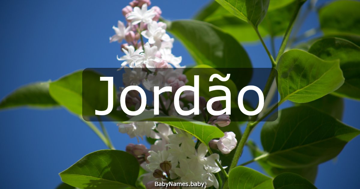 Jordão
