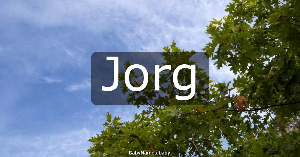 Jorg