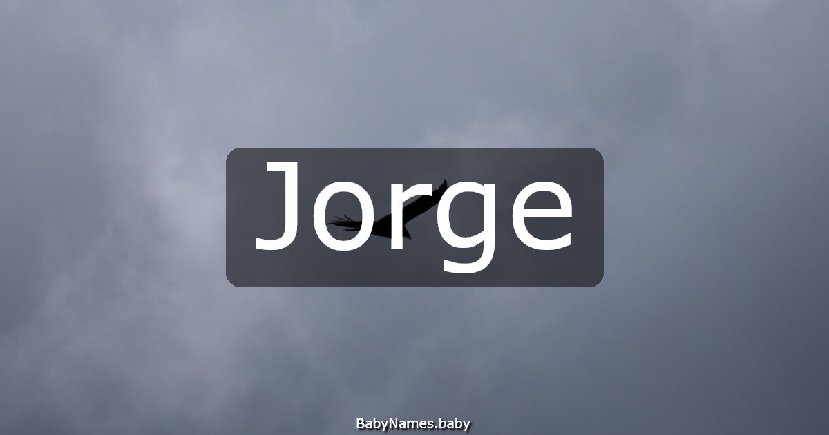Jorge