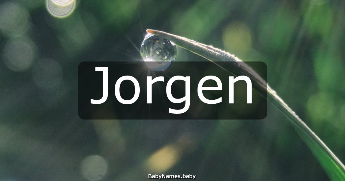 Jorgen