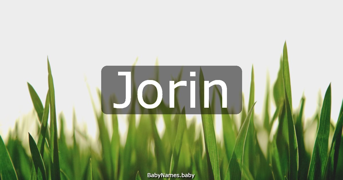 Jorin
