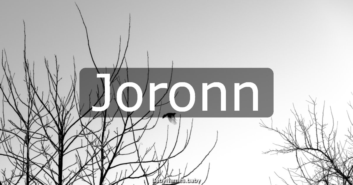Joronn