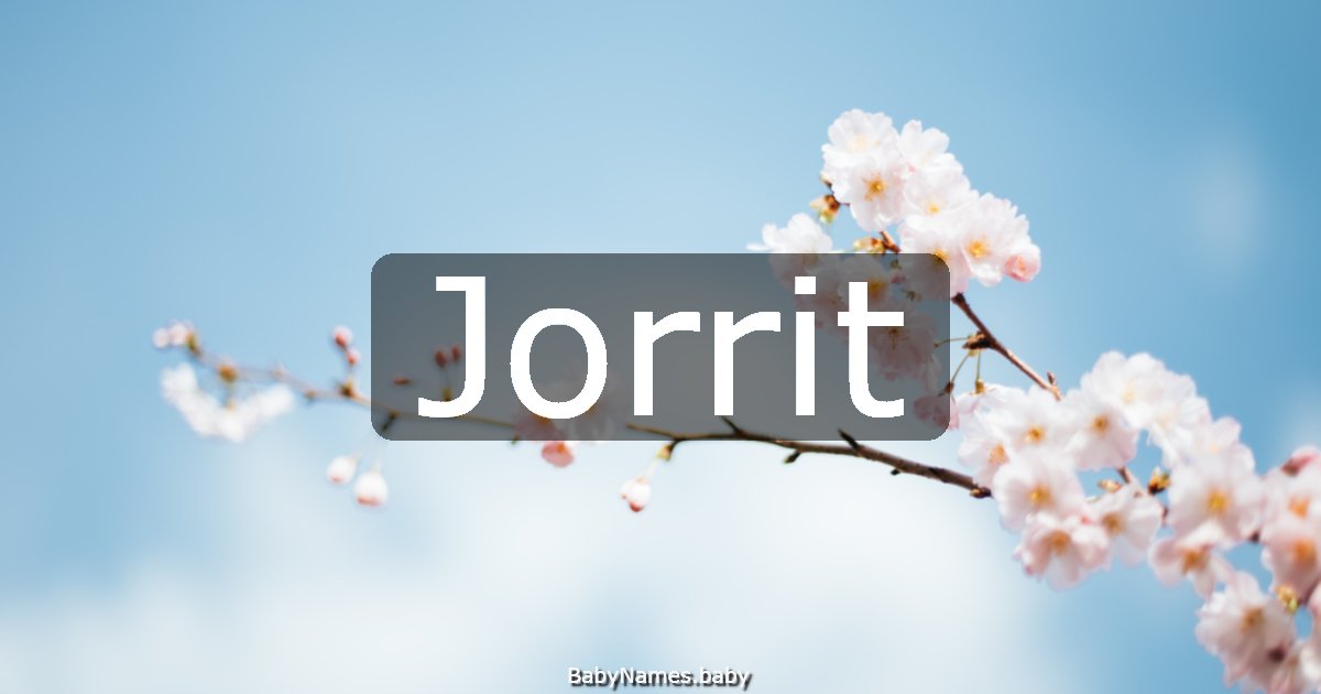 Jorrit