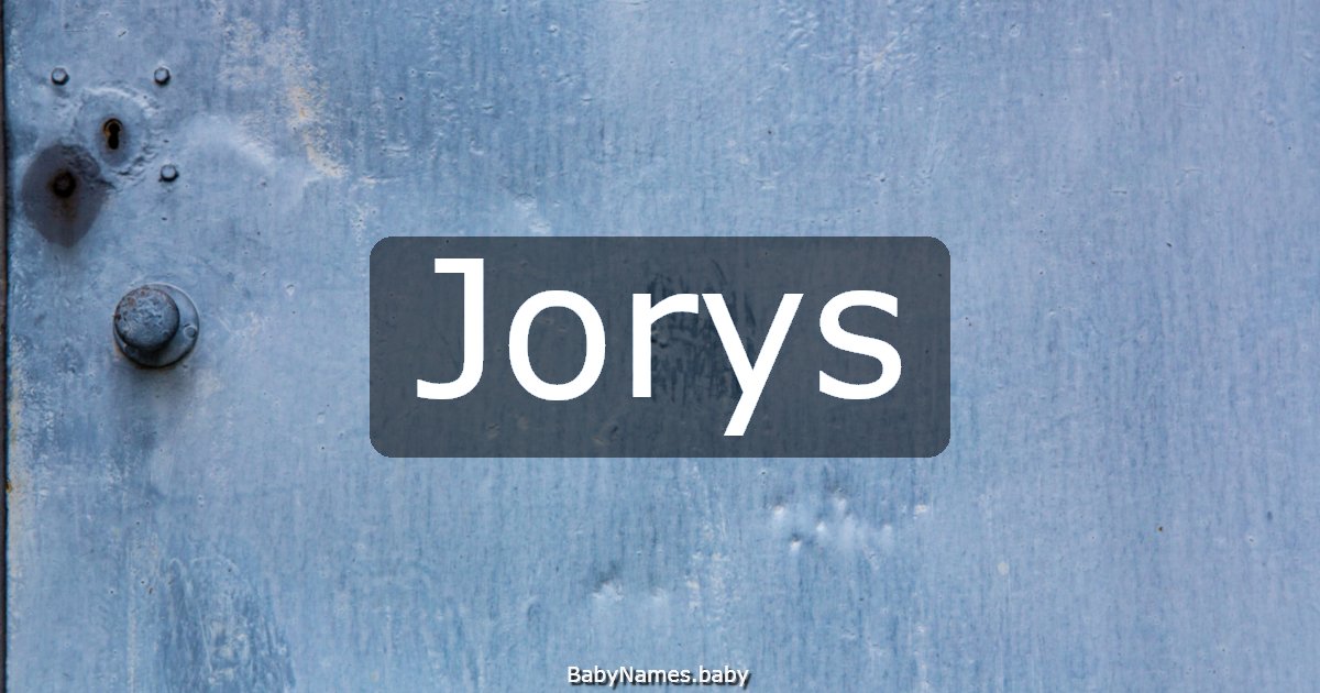Jorys
