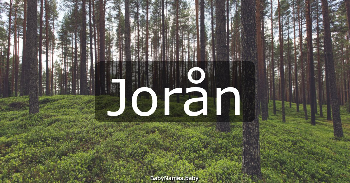 Jorån