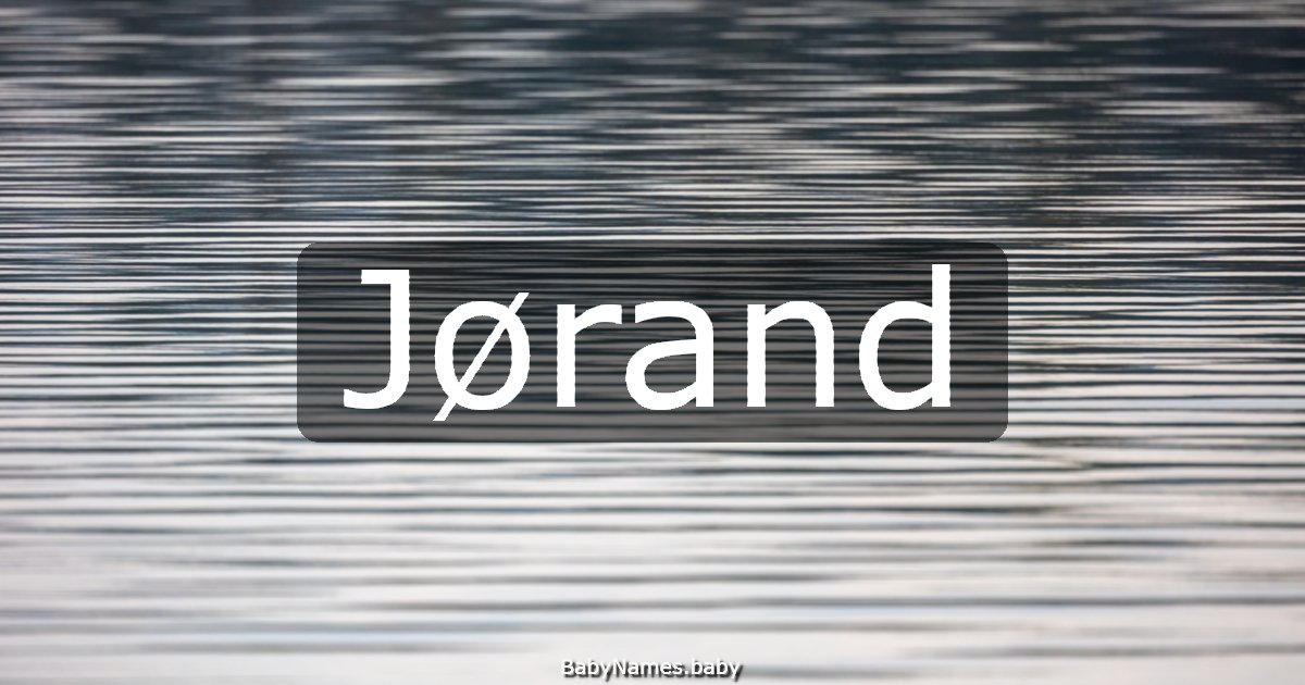 Jørand