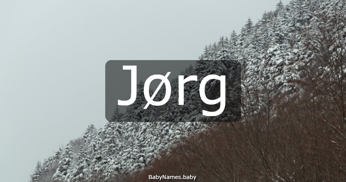 Jørg
