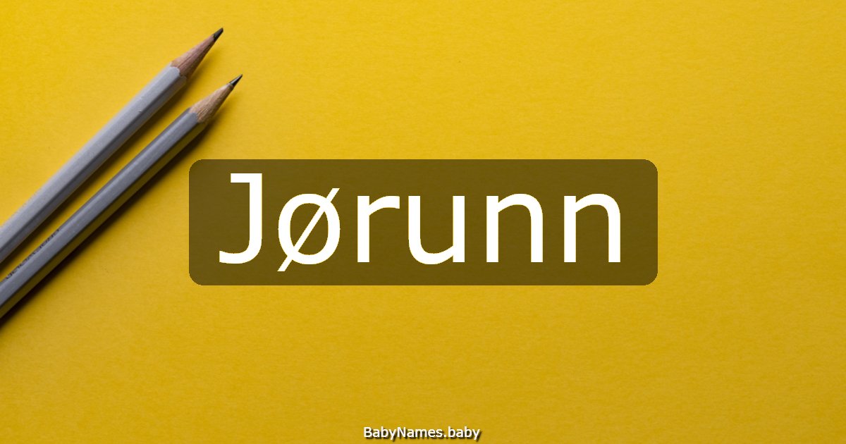 Jørunn