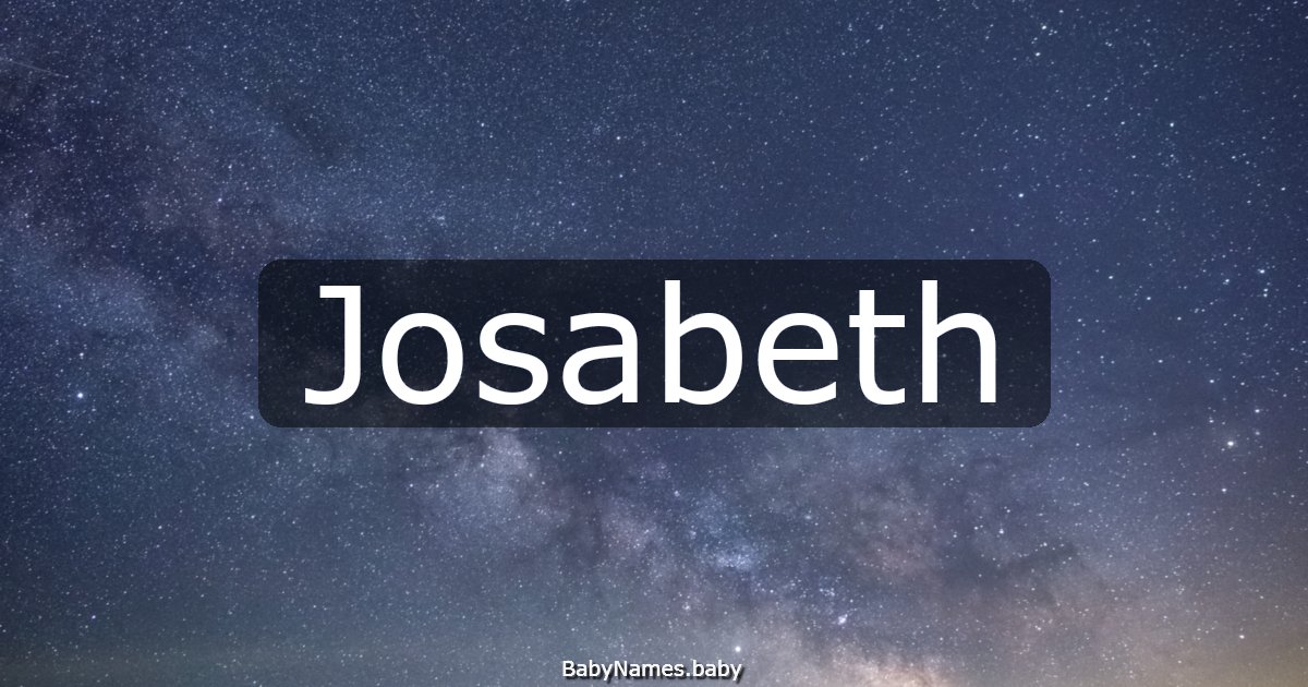 Josabeth