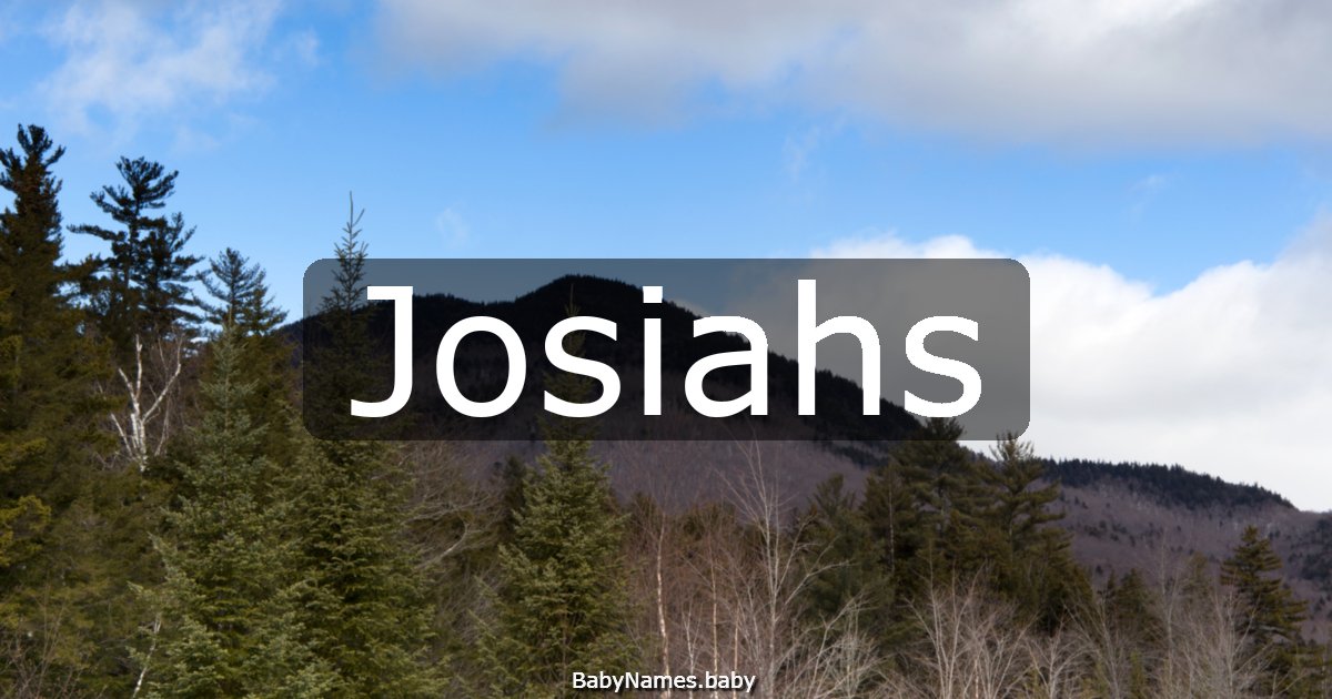 Josiahs