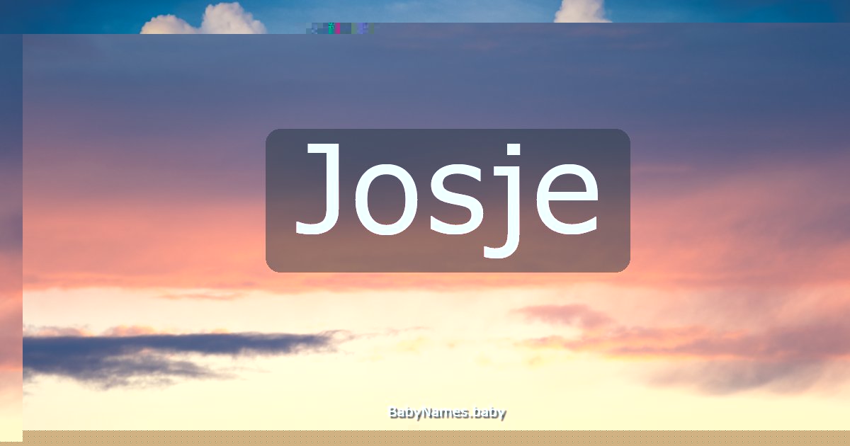 Josje