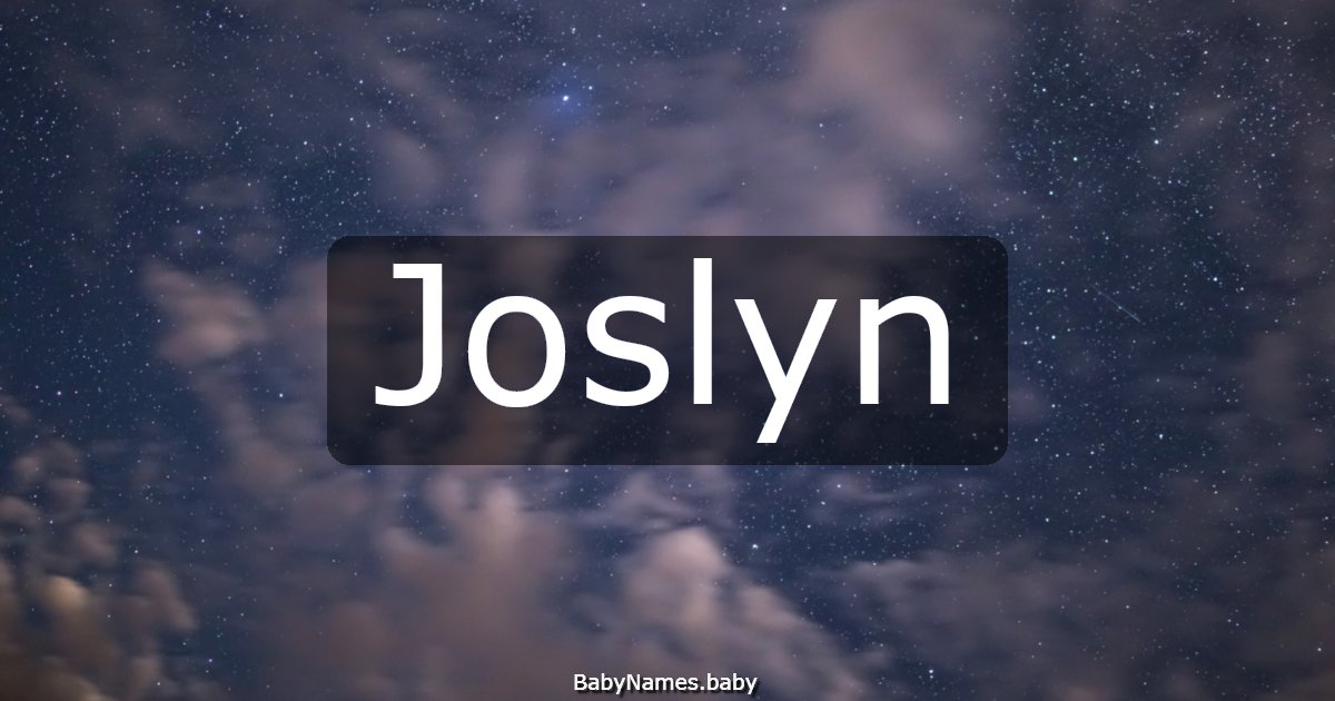 Joslyn
