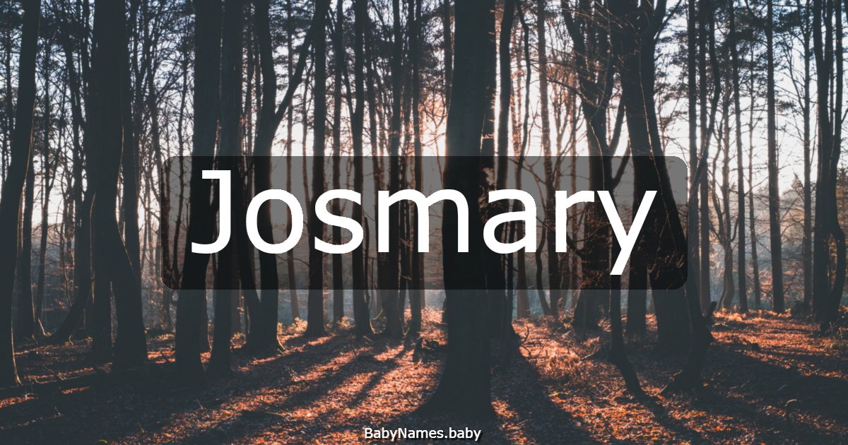 Josmary