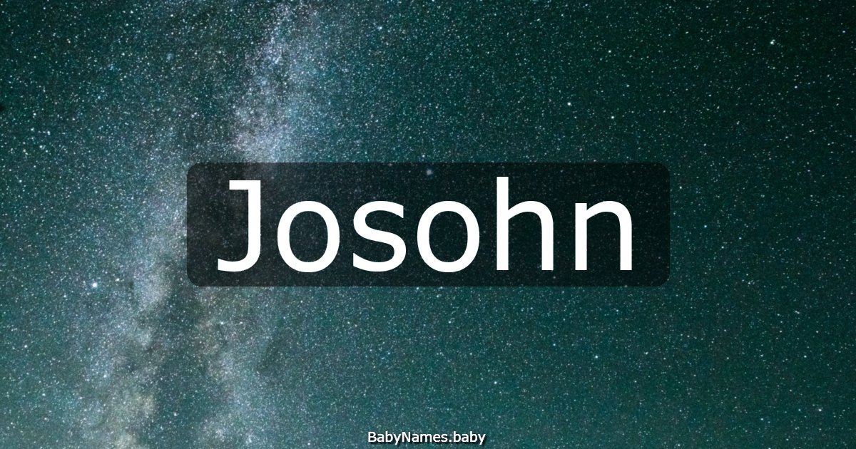 Josohn