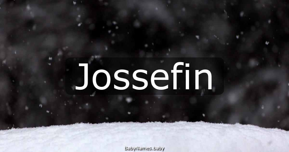 Jossefin