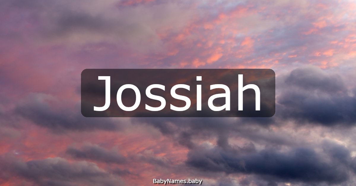 Jossiah