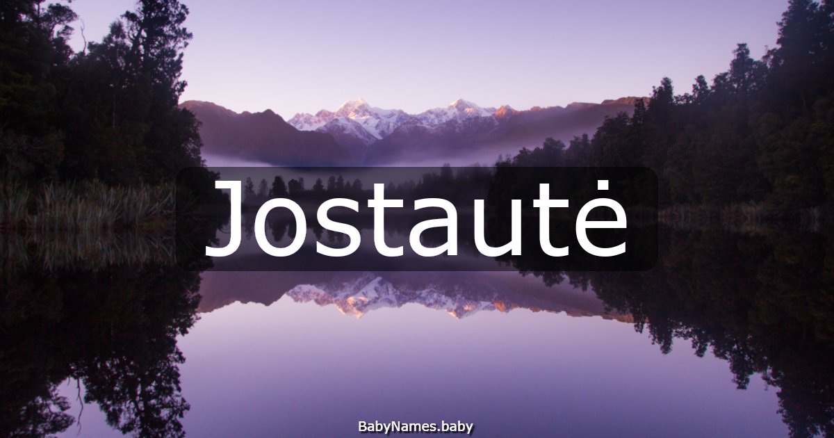 Jostautė