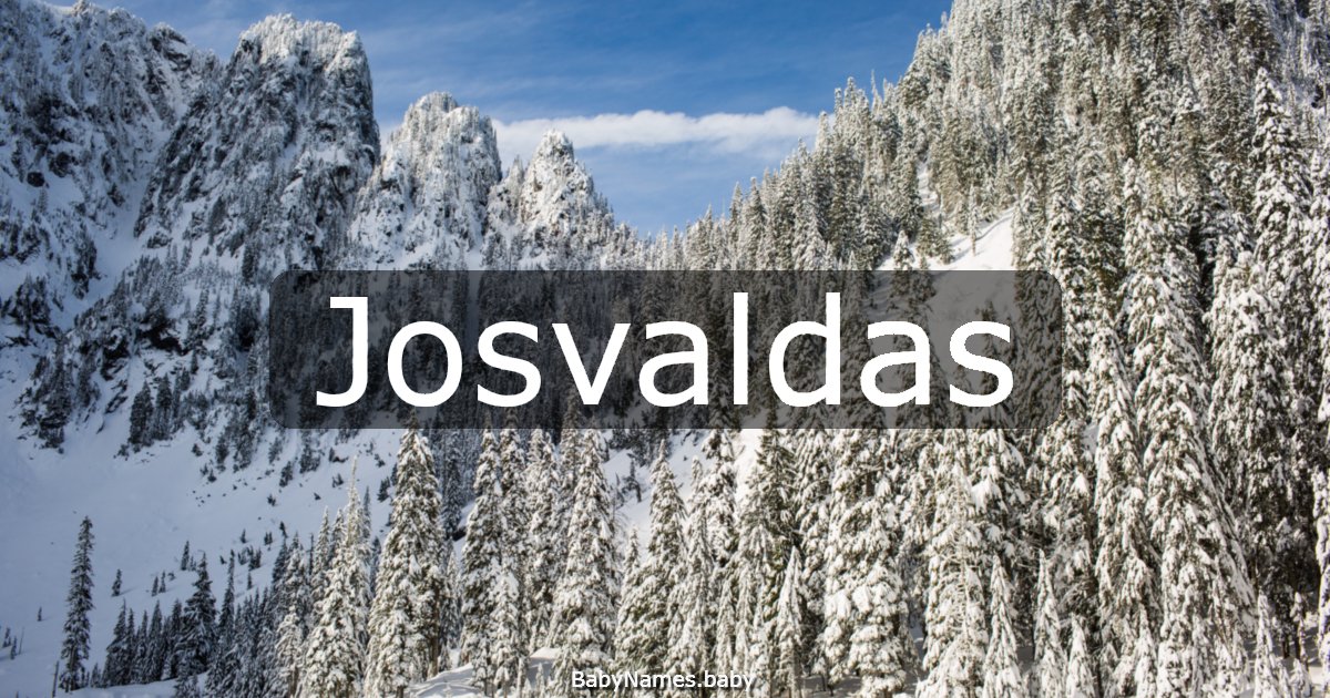 Josvaldas