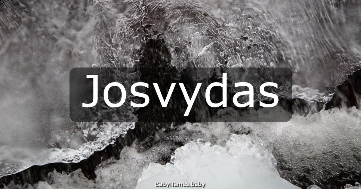 Josvydas