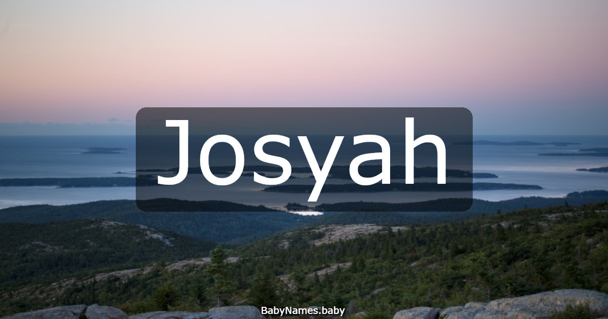 Josyah