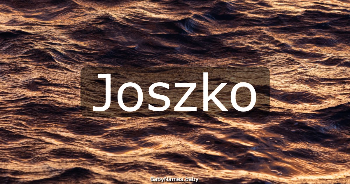 Joszko