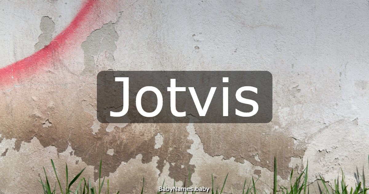 Jotvis