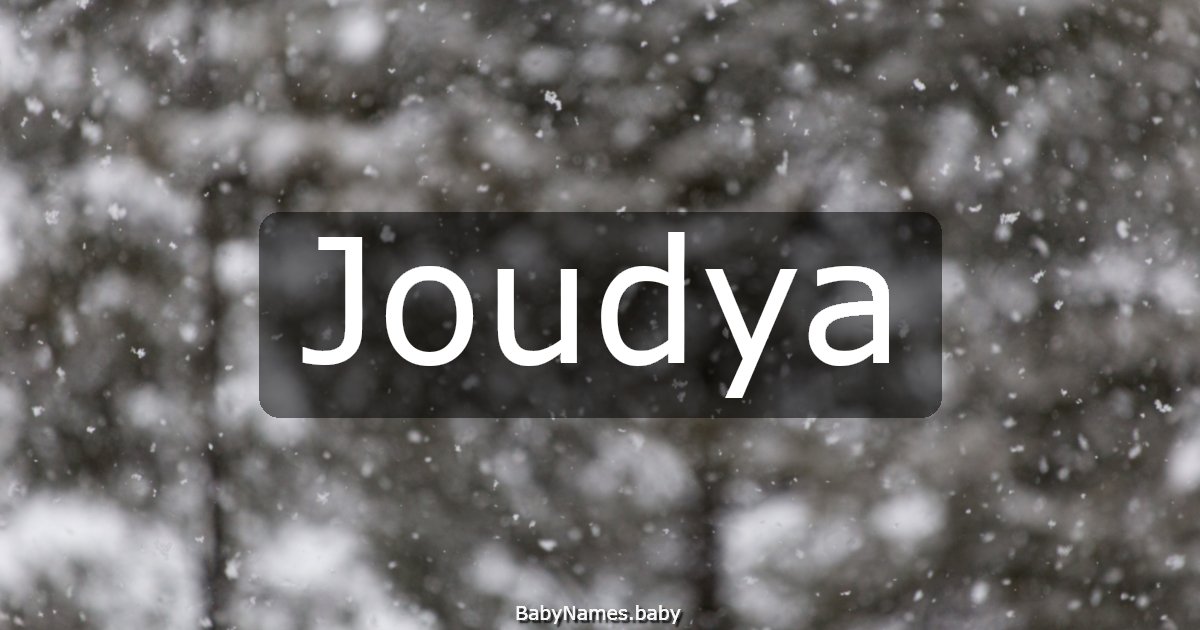Joudya
