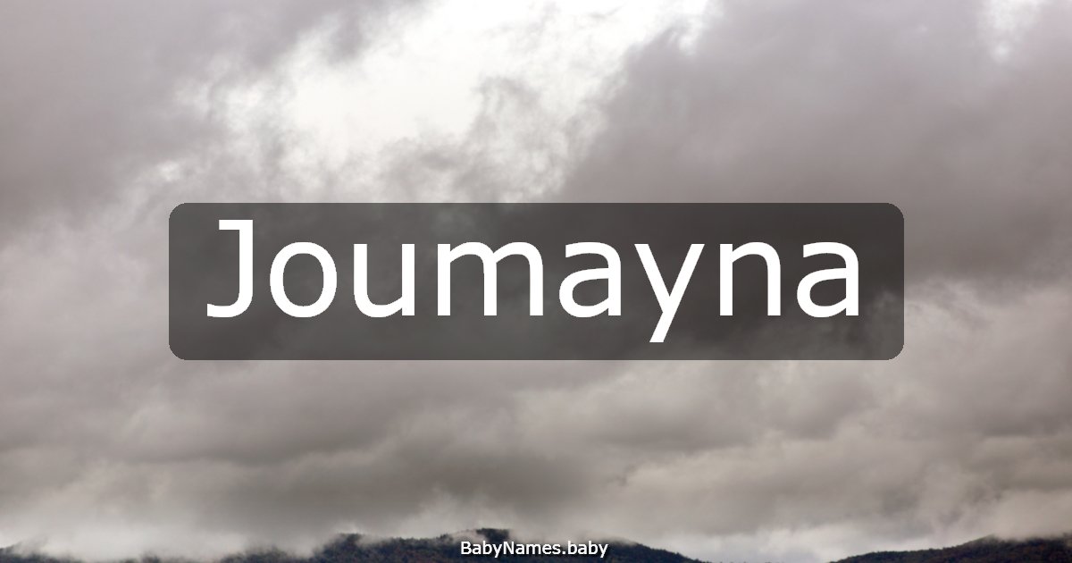 Joumayna