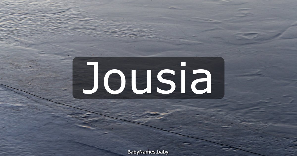 Jousia