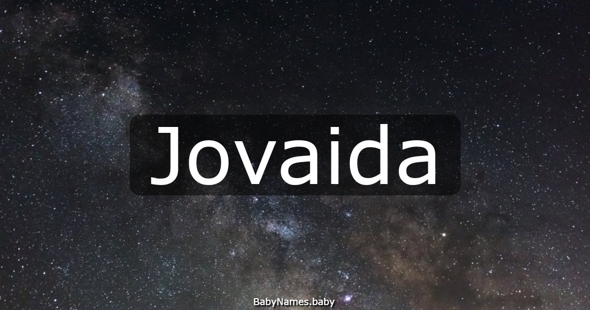 Jovaida