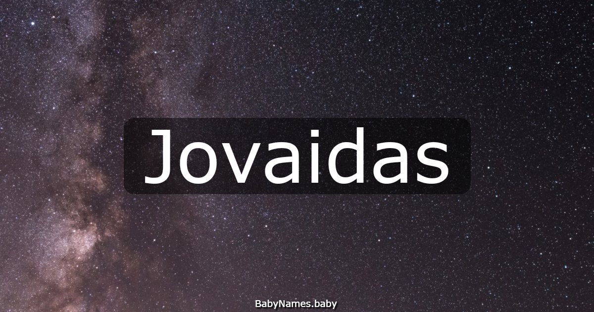 Jovaidas