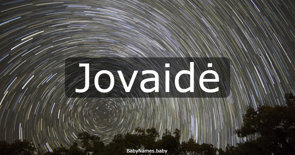 Jovaidė