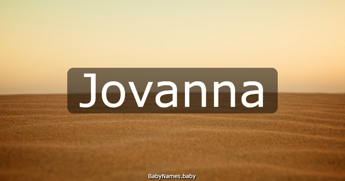 Jovanna