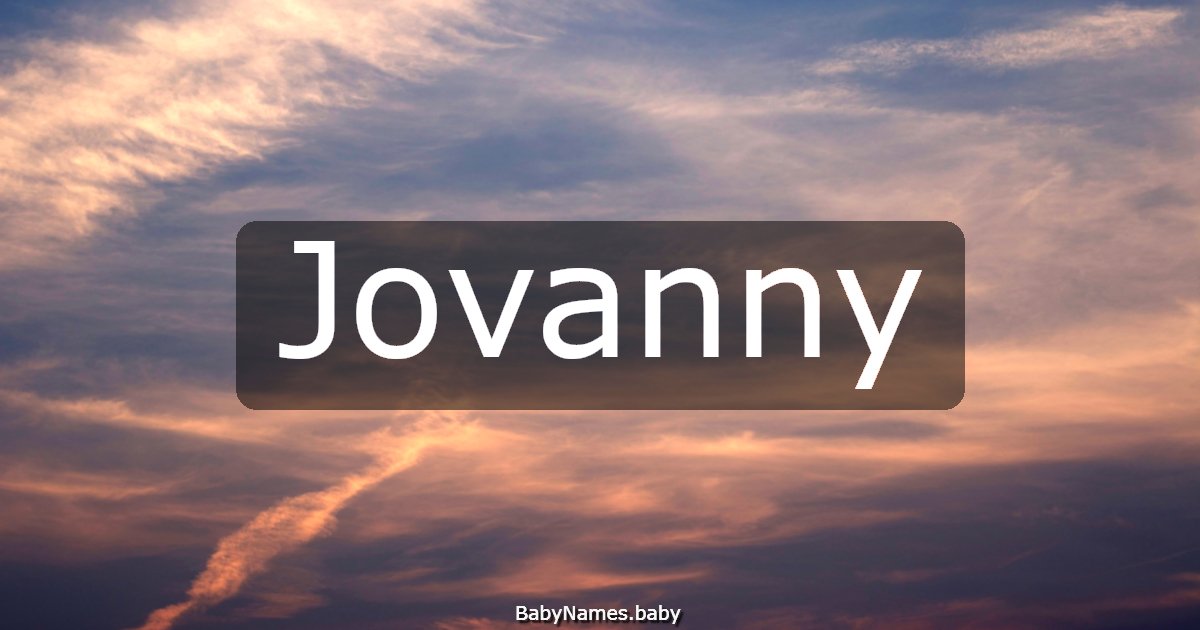 Jovanny