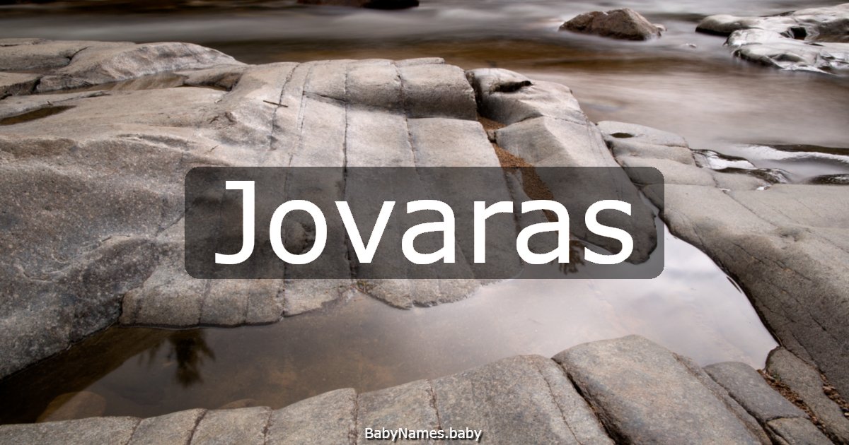 Jovaras