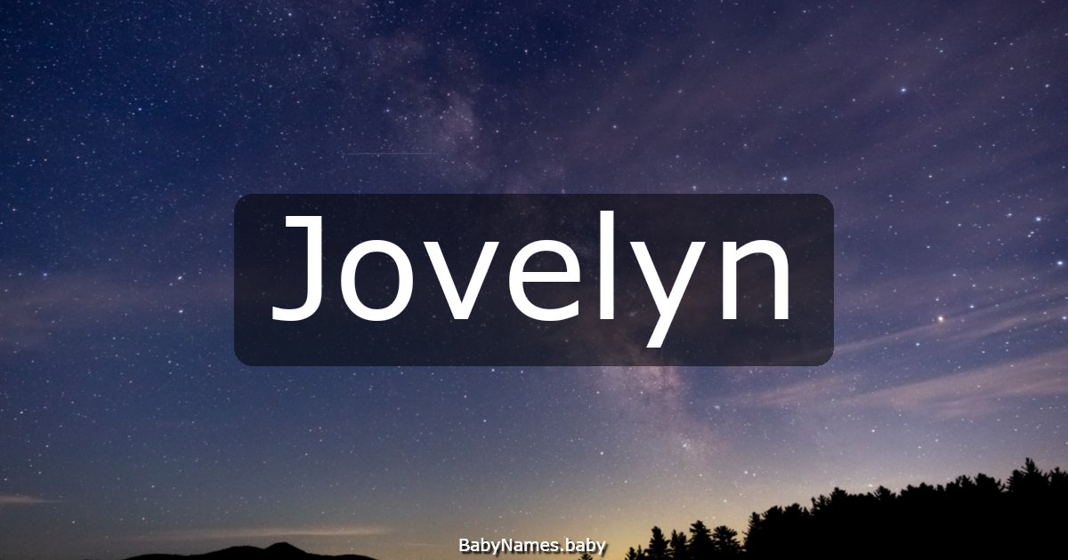 Jovelyn