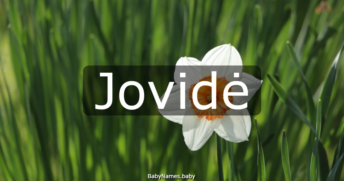 Jovidė