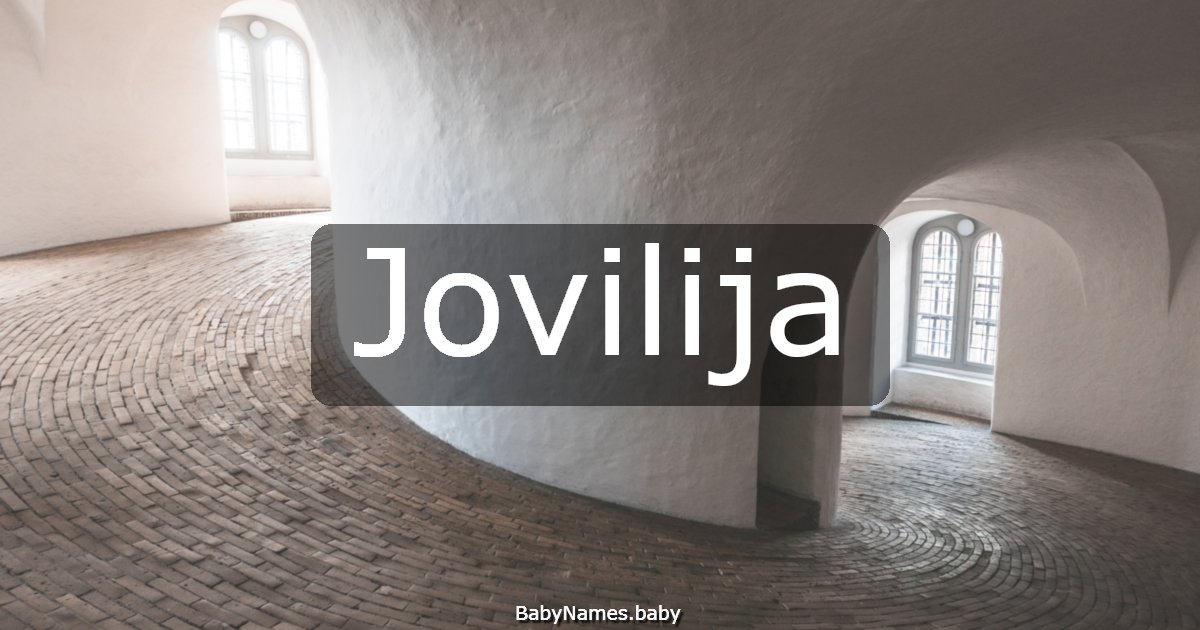 Jovilija