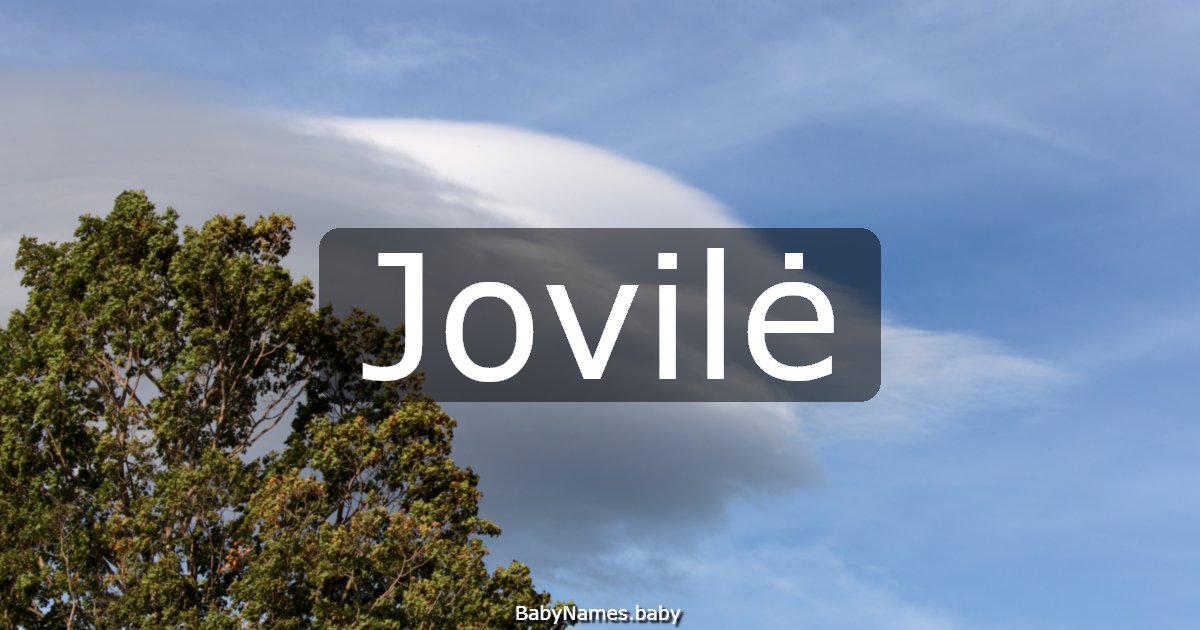 Jovilė